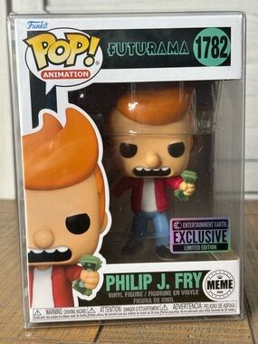 Futurama Philip J Fry Funko Pop #1782 - Mint in Protector Case